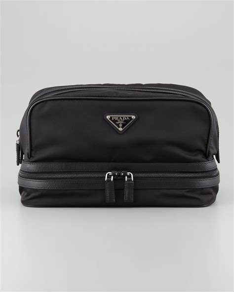 prada zip-around washbag|Prada Toiletry Bags for Men .